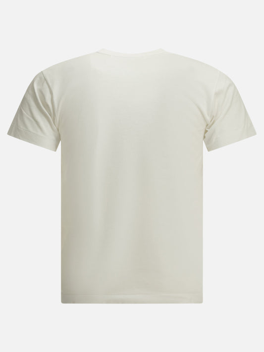 Comme Des Garçons Play "Emblem" Crew-Neck T-Shirt Purple

