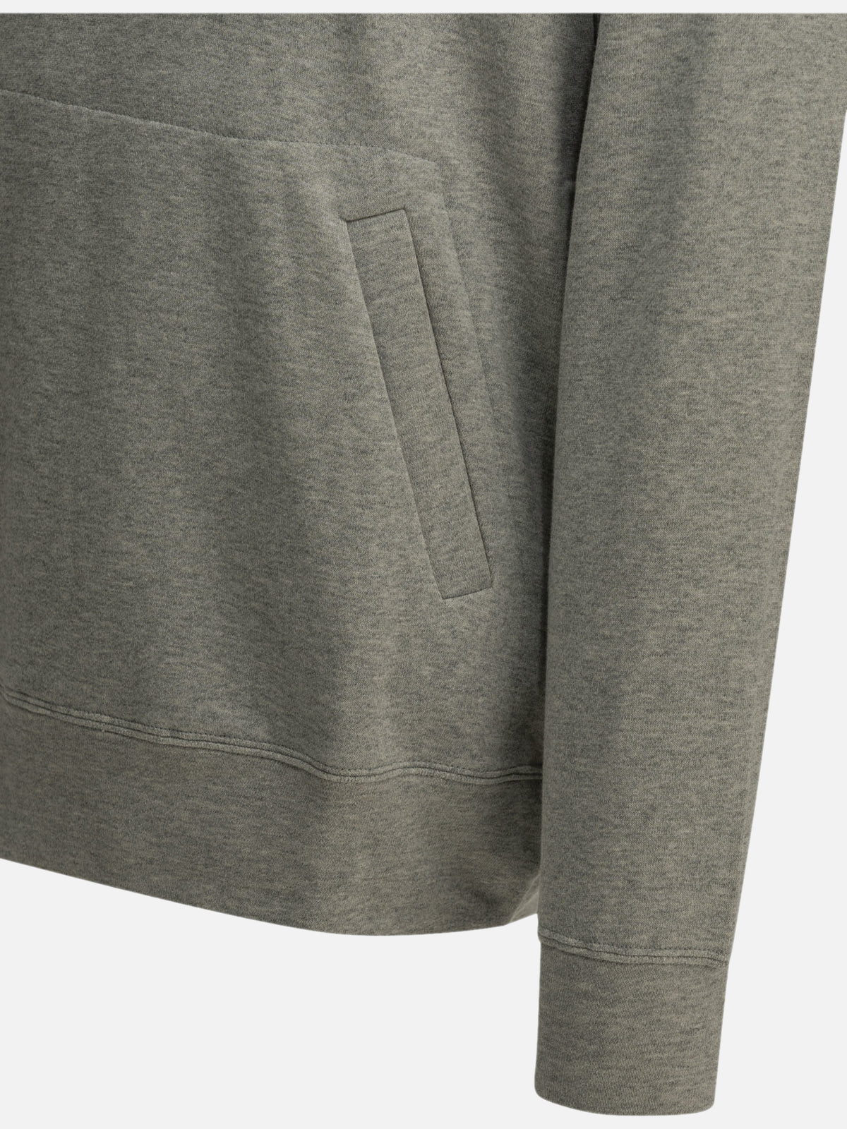 Comme Des Garçons Play "Red Emblem" Hoodie Grey - VIETTI
