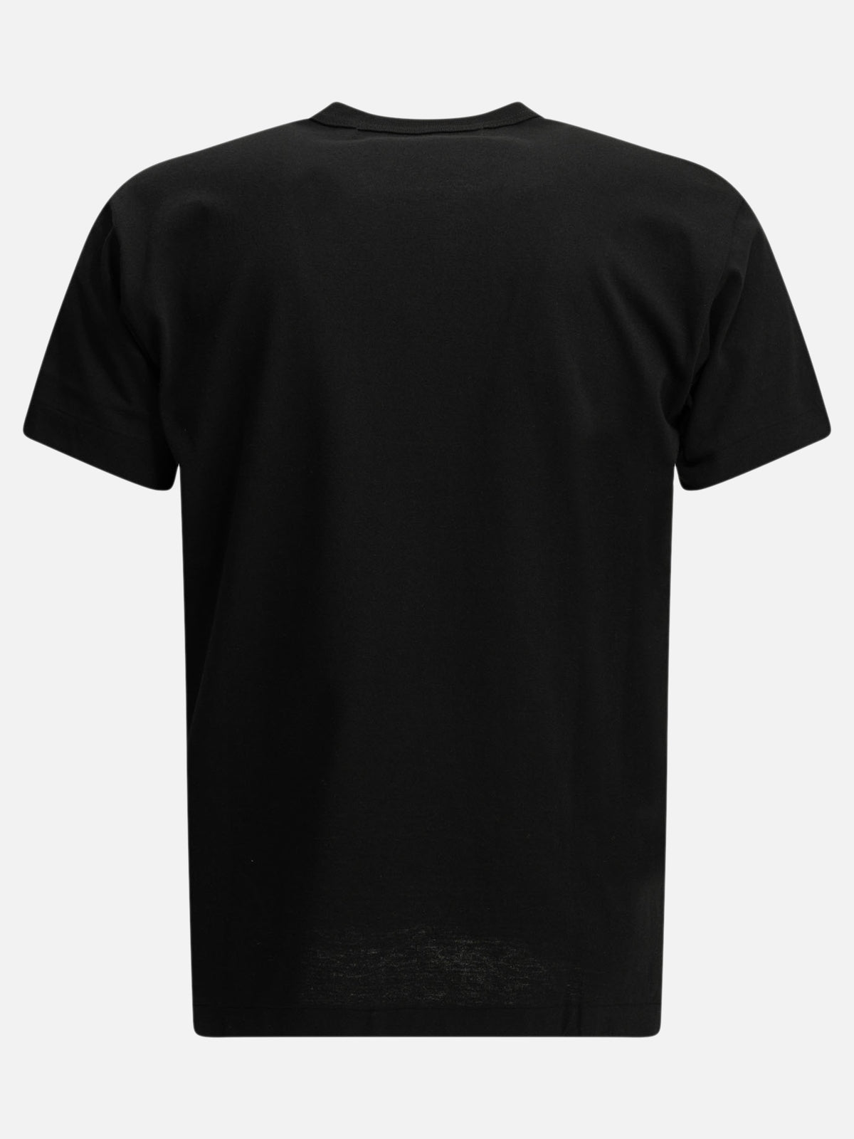 Comme Des Garçons Play "Double Heart" Crew-Neck T-Shirt Black

