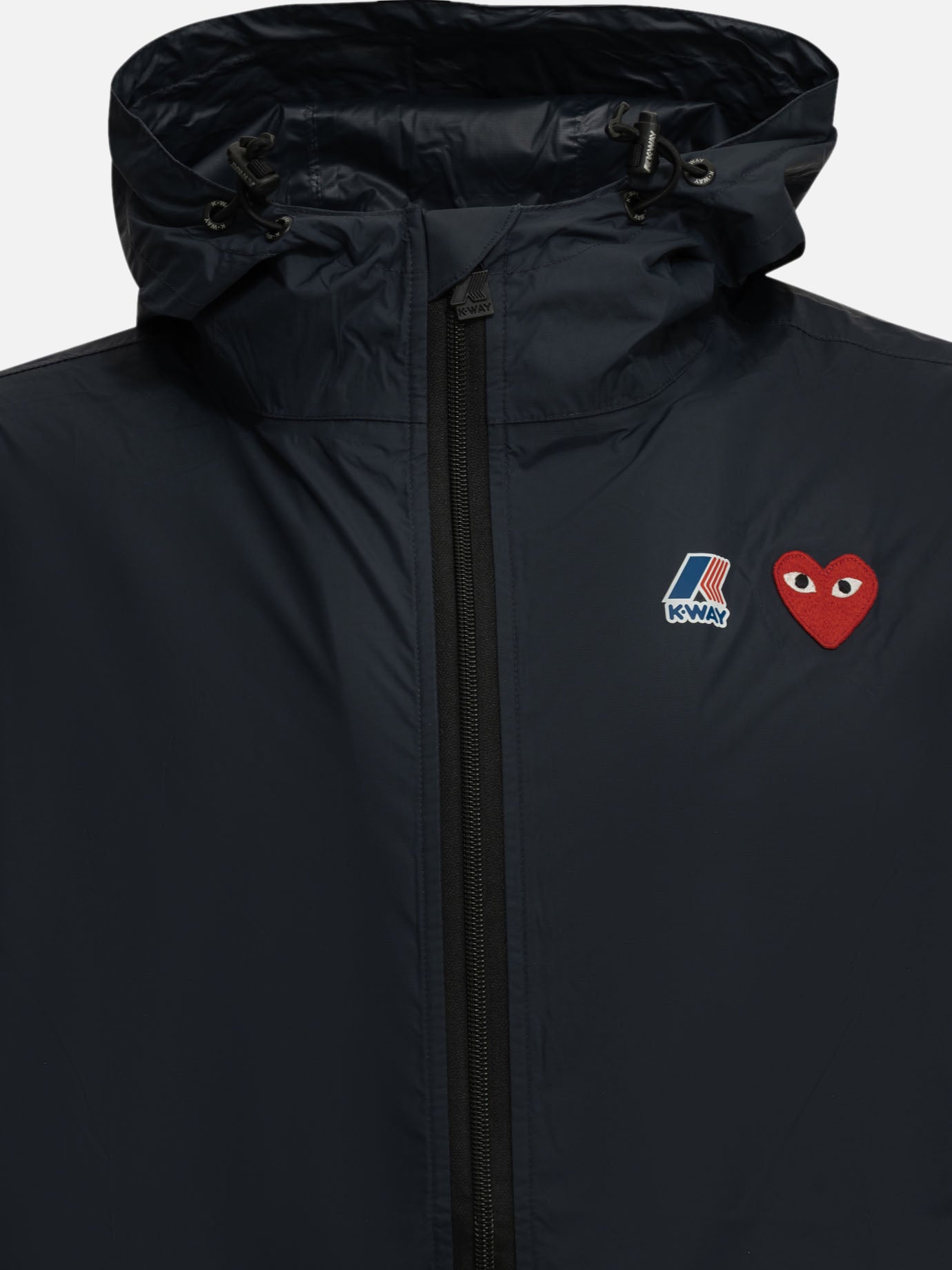 Raincoats & Trench coats Logo  Blue - Comme Des Garçons Play Men | PDP | VIETTI Online Store | Zoom-Modal_3
