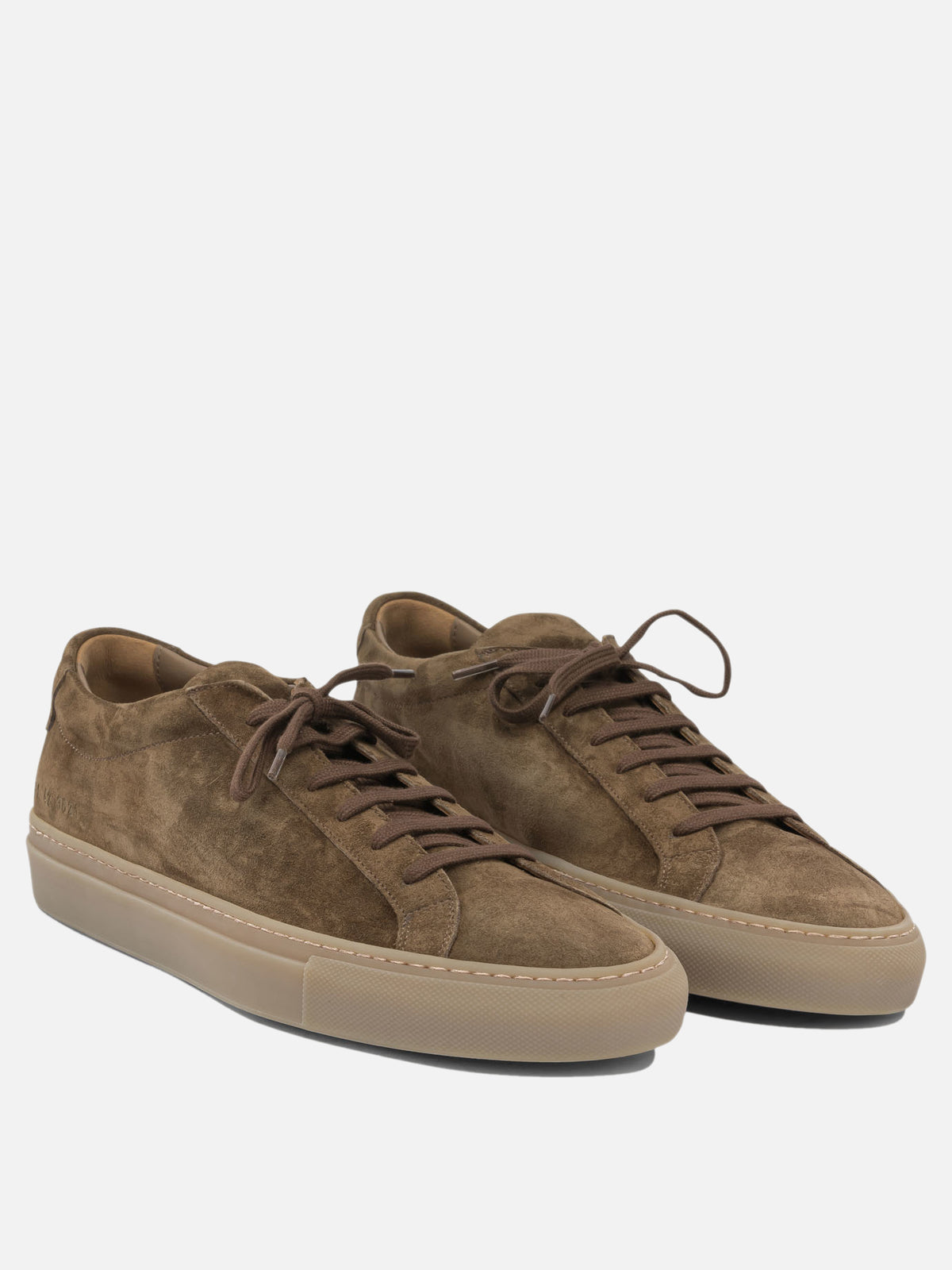 Common Projects "Achilles Premium" Low-Top Sneakers Brown

