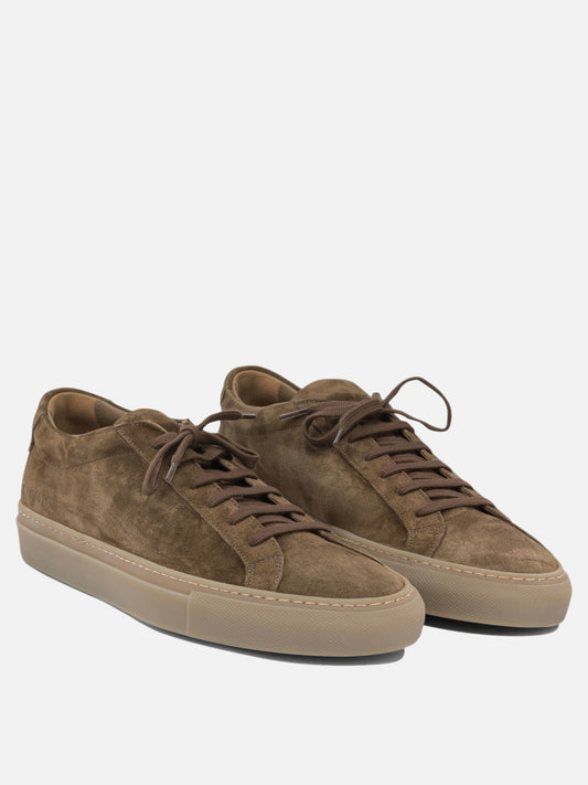 Common Projects "Achilles Premium" Low-Top Sneakers Brown

