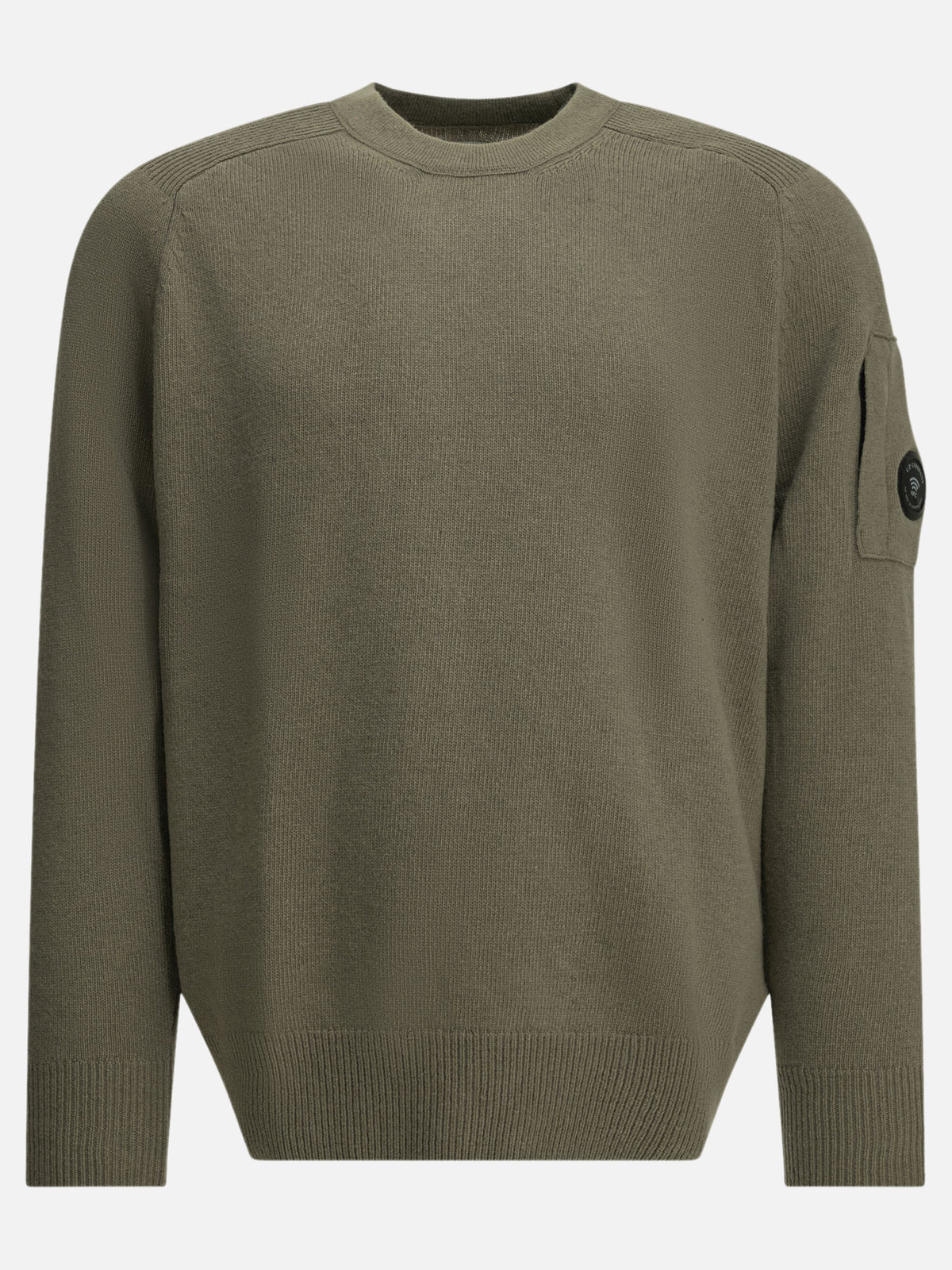 C.P. Company "Lens" Crew-Neck Sweater Grey - VIETTI