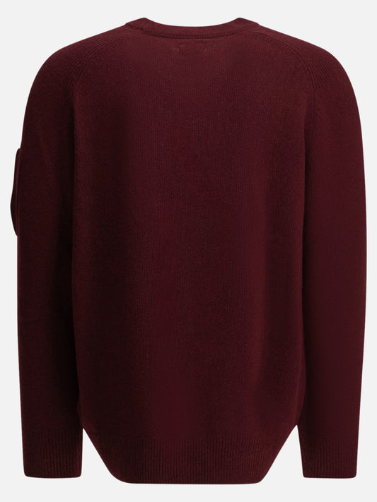 C.P. Company "Lens" Crew-Neck Sweater Bordeaux

