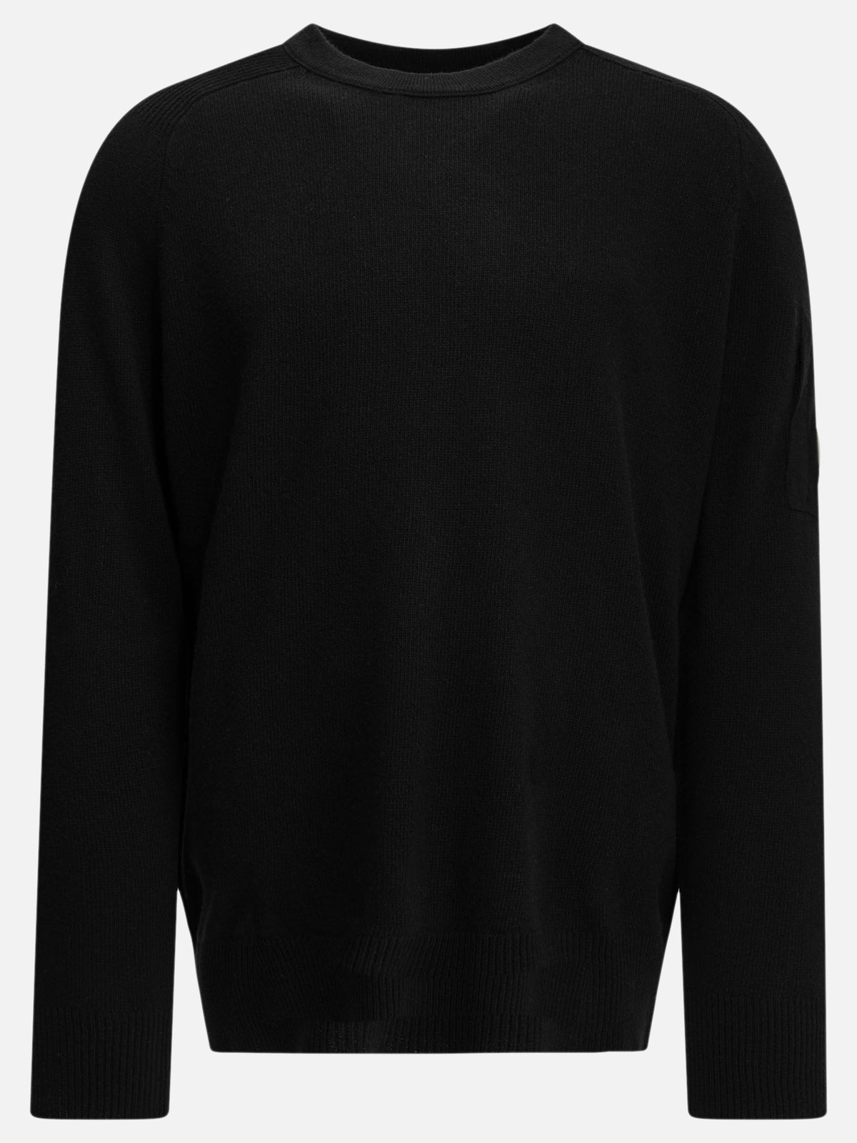 C.P. Company "Lens" Crew-Neck Sweater Black

