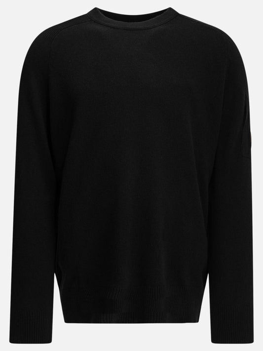 C.P. Company "Lens" Crew-Neck Sweater Black

