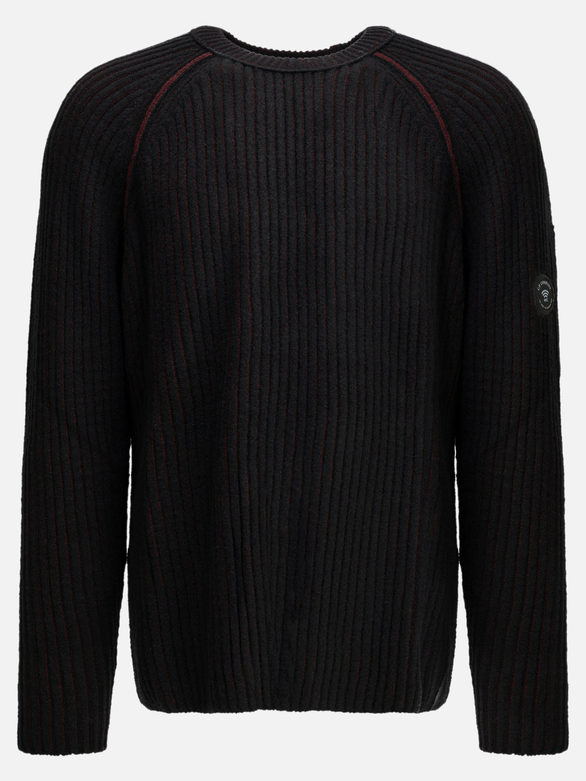 C.P. Company "Lens" Crew-Neck Sweater Black


