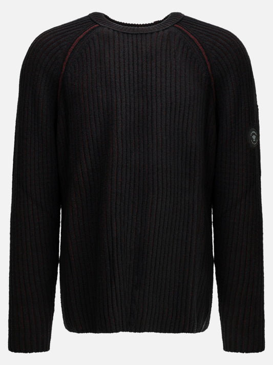 C.P. Company "Lens" Crew-Neck Sweater Black

