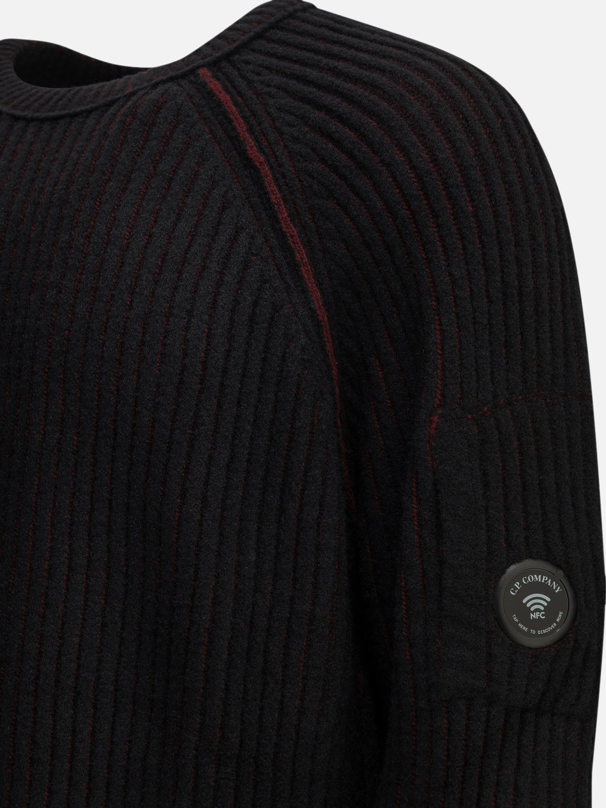 C.P. Company "Lens" Crew-Neck Sweater Black

