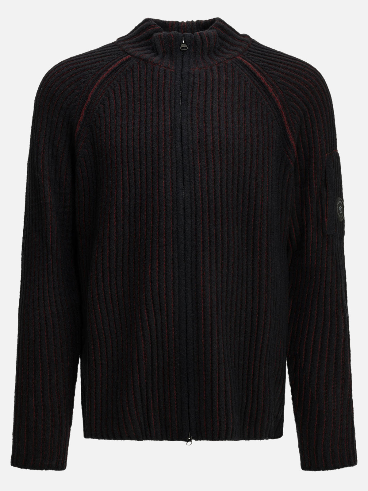 C.P. Company "Lens" Zip-Up Sweater Black

