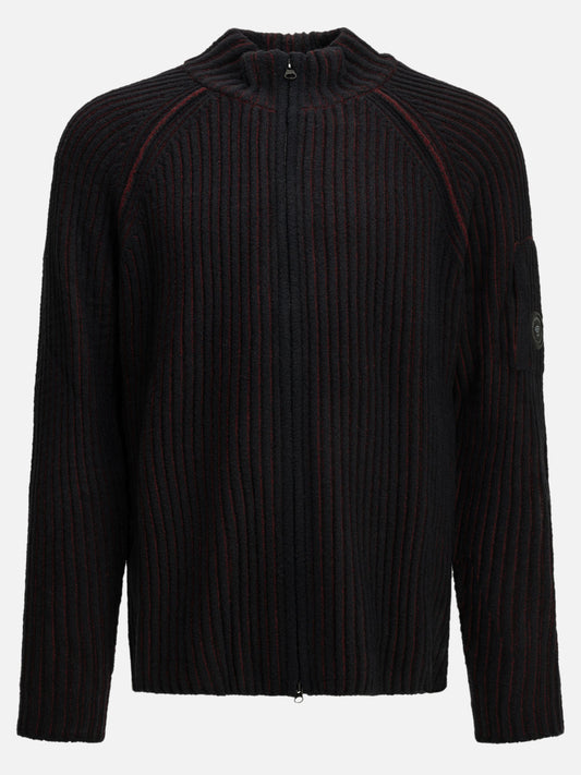 C.P. Company "Lens" Zip-Up Sweater Black

