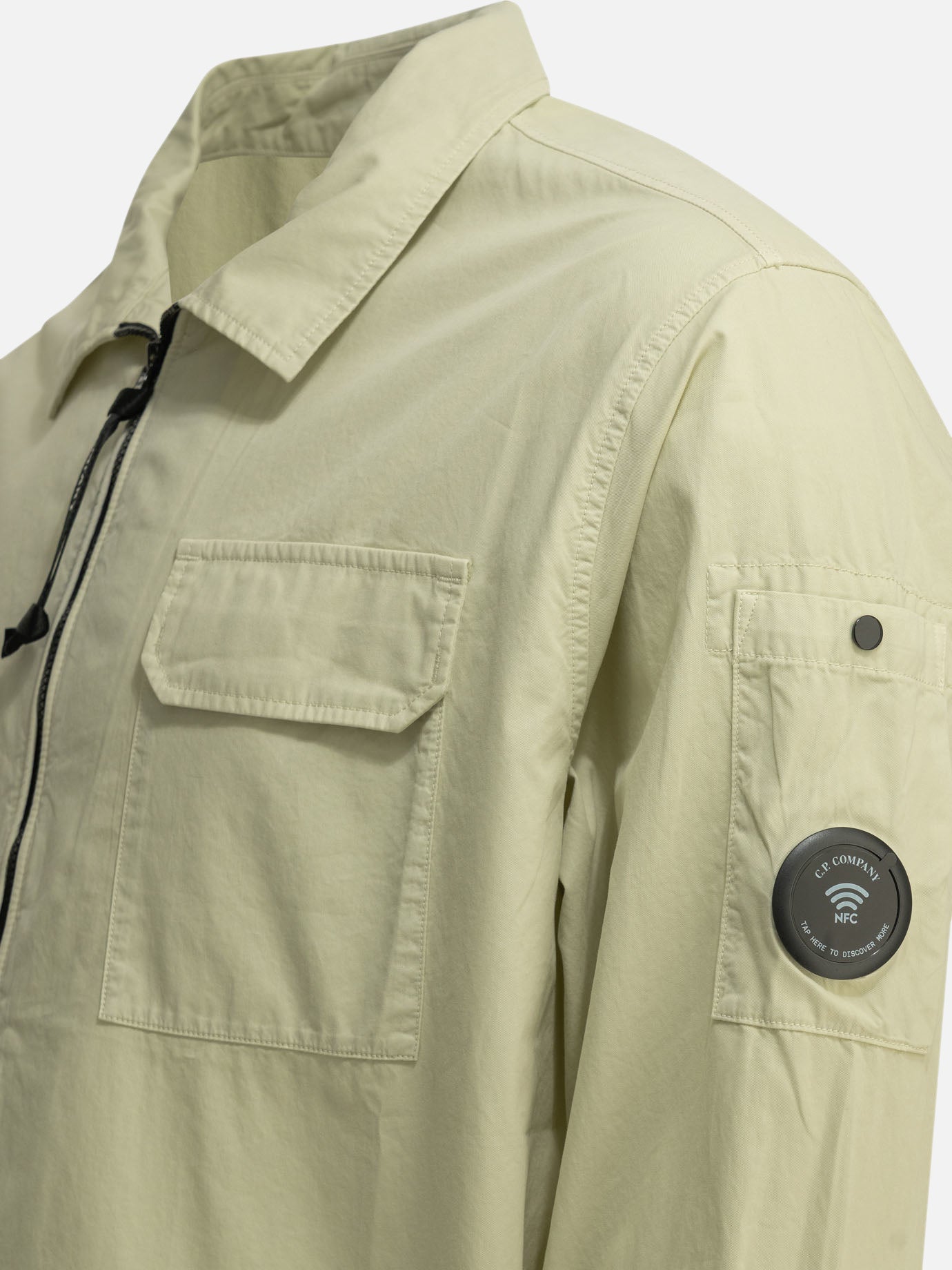 Overshirt jackets Logo  Beige - C.P. Company Men | PDP | VIETTI Online Store | Zoom-Modal_6
