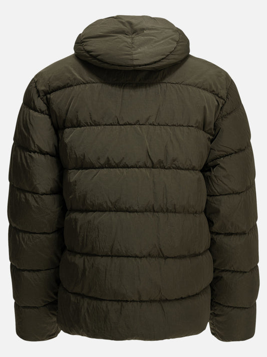 C.P. Company "Chrome-R Goggle" Short Down Jacket Green

