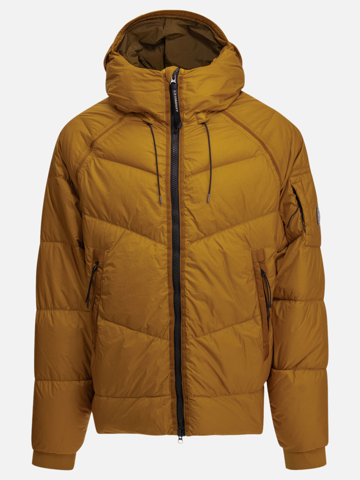 C.P. Company "Down Shield" Short Down Jacket Yellow

