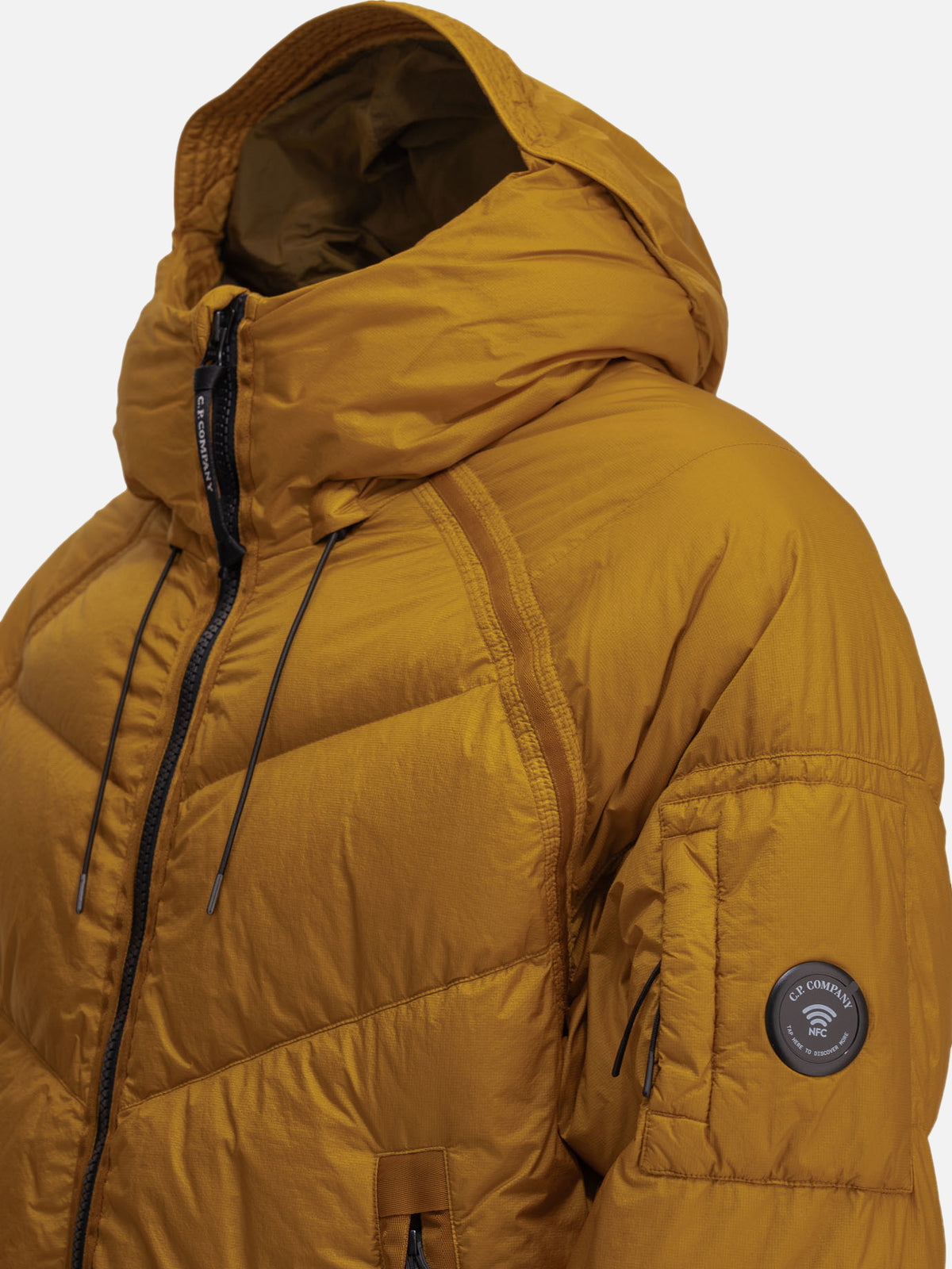 C.P. Company "Down Shield" Short Down Jacket Yellow

