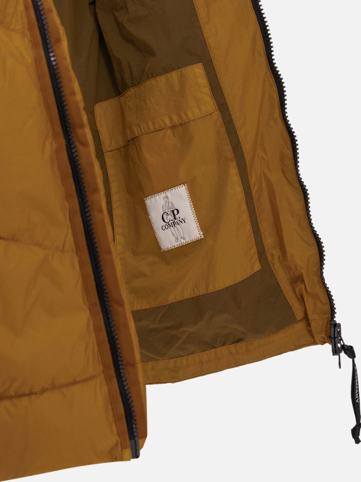 C.P. Company "Down Shield" Short Down Jacket Yellow - VIETTI