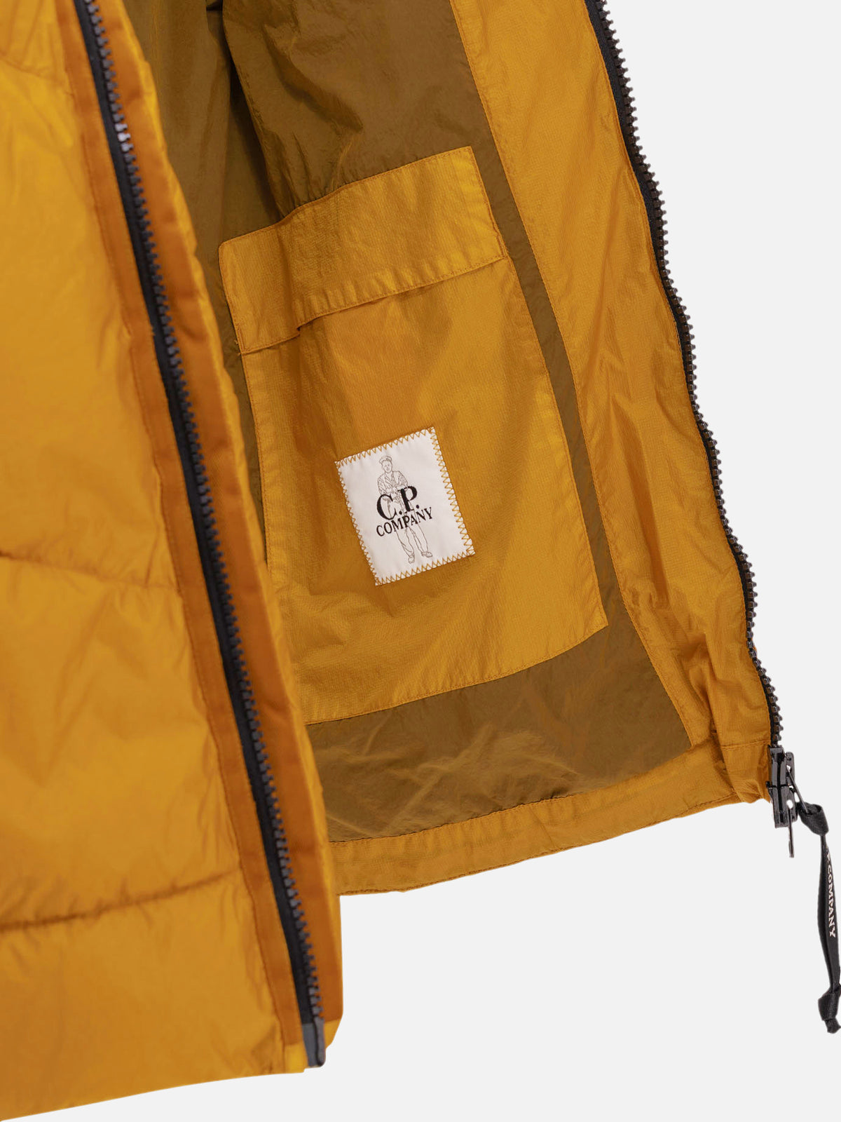 C.P. Company "Down Shield" Short Down Jacket Yellow - VIETTI