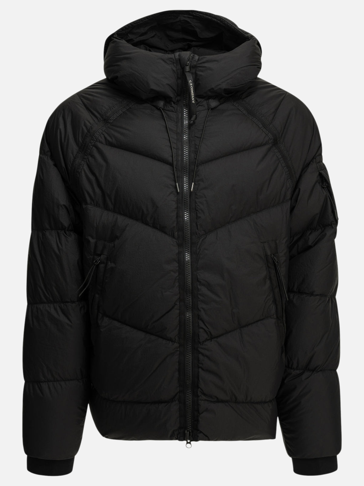 C.P. Company "Down Shield" Short Down Jacket Black