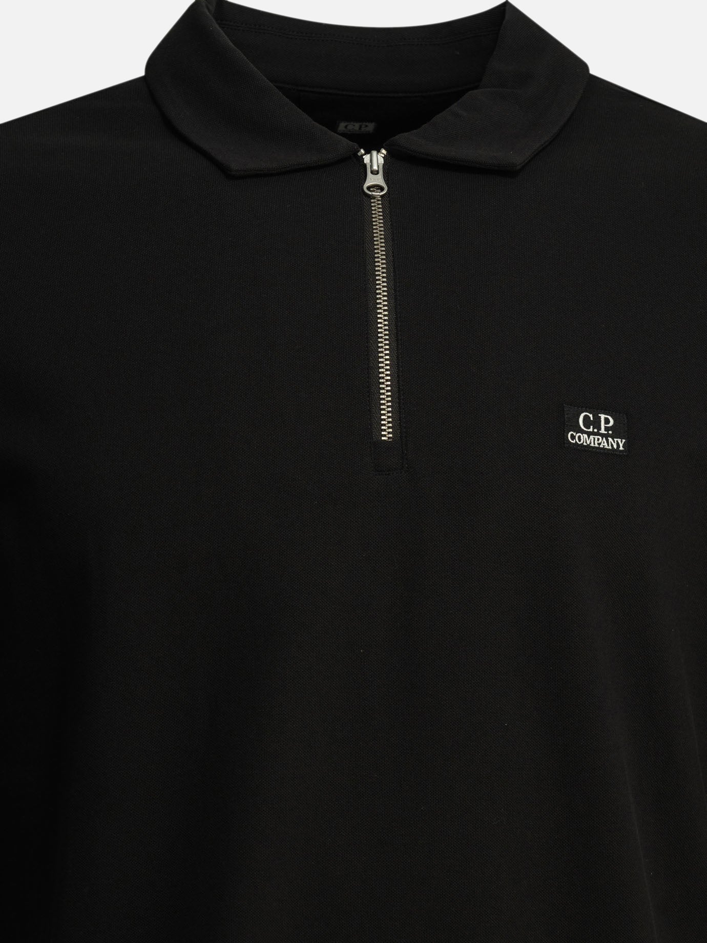 Polo senza bottoni Logo  Nero - C.P. Company Uomo | PDP | VIETTI Online Store | thumbnail_3