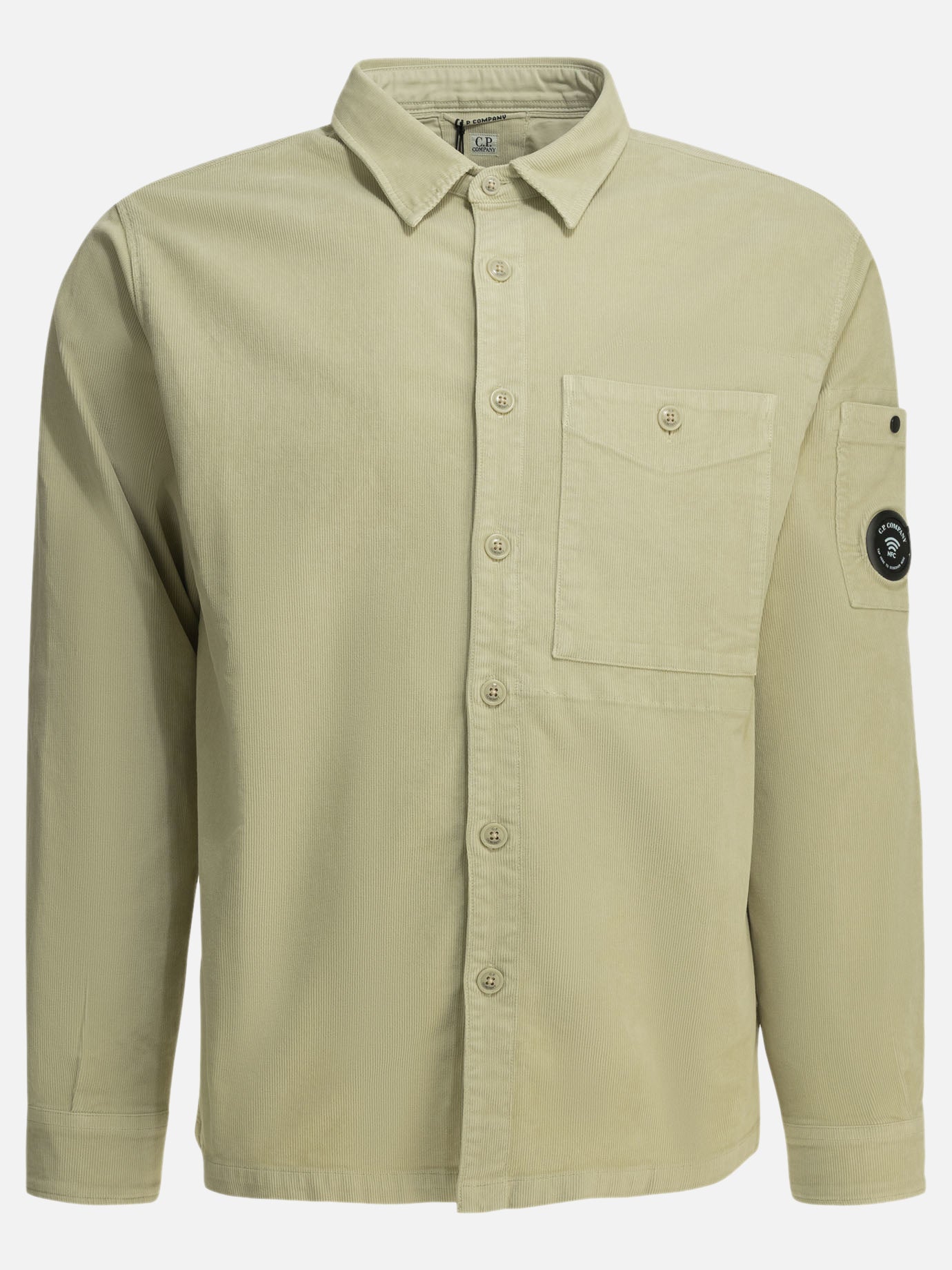 Giacche overshirt Logo  Beige - C.P. Company Uomo | PDP | VIETTI Online Store | thumbnail