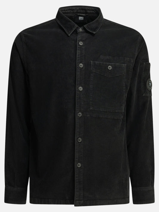 Overshirt jackets Logo  Black - C.P. Company Men | PLP | VIETTI Online Store 
