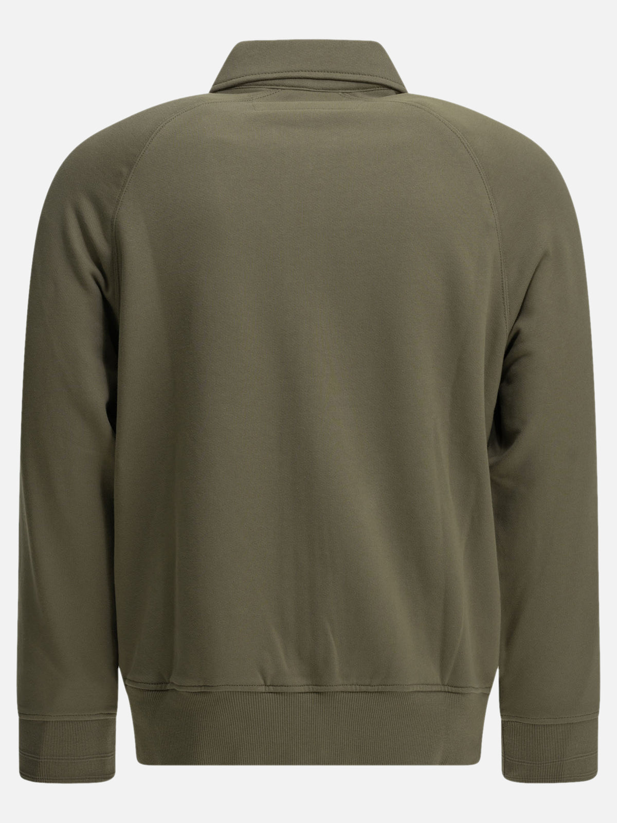 C.P. Company Zip-up Sweatshirt with Logo Green - VIETTI