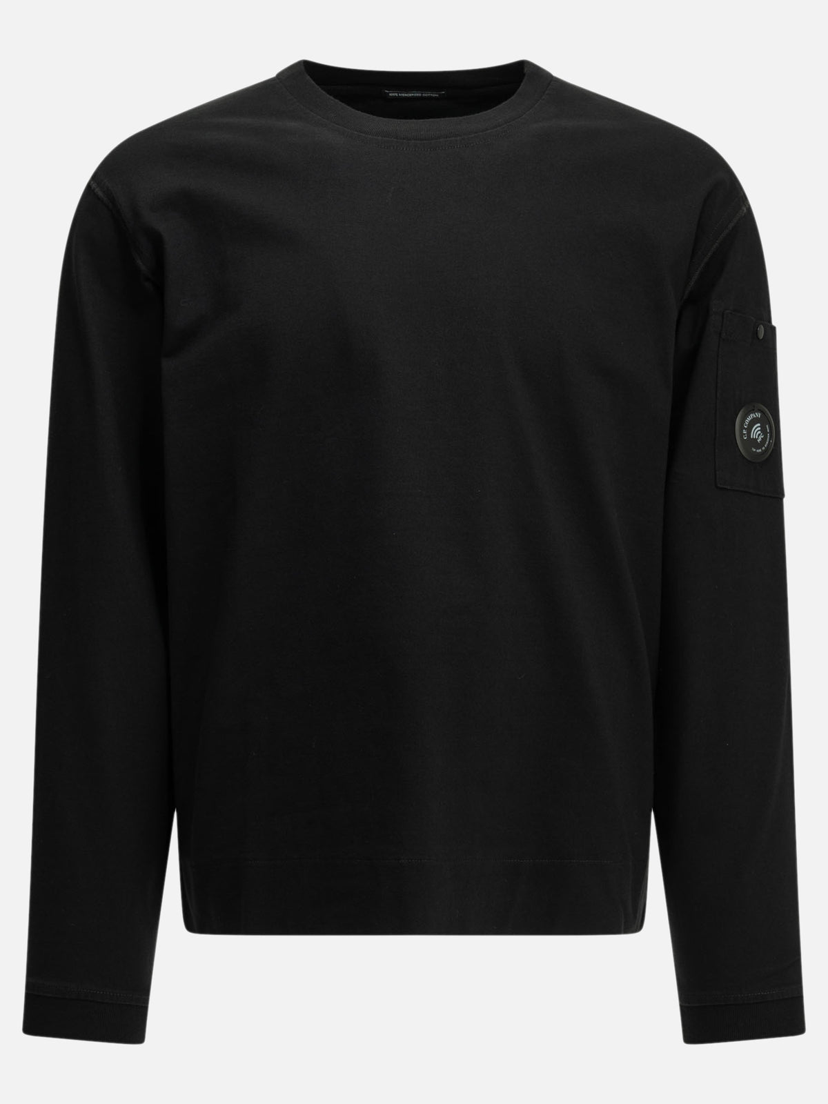 C.P. Company Crewneck T-shirt with logo Black

