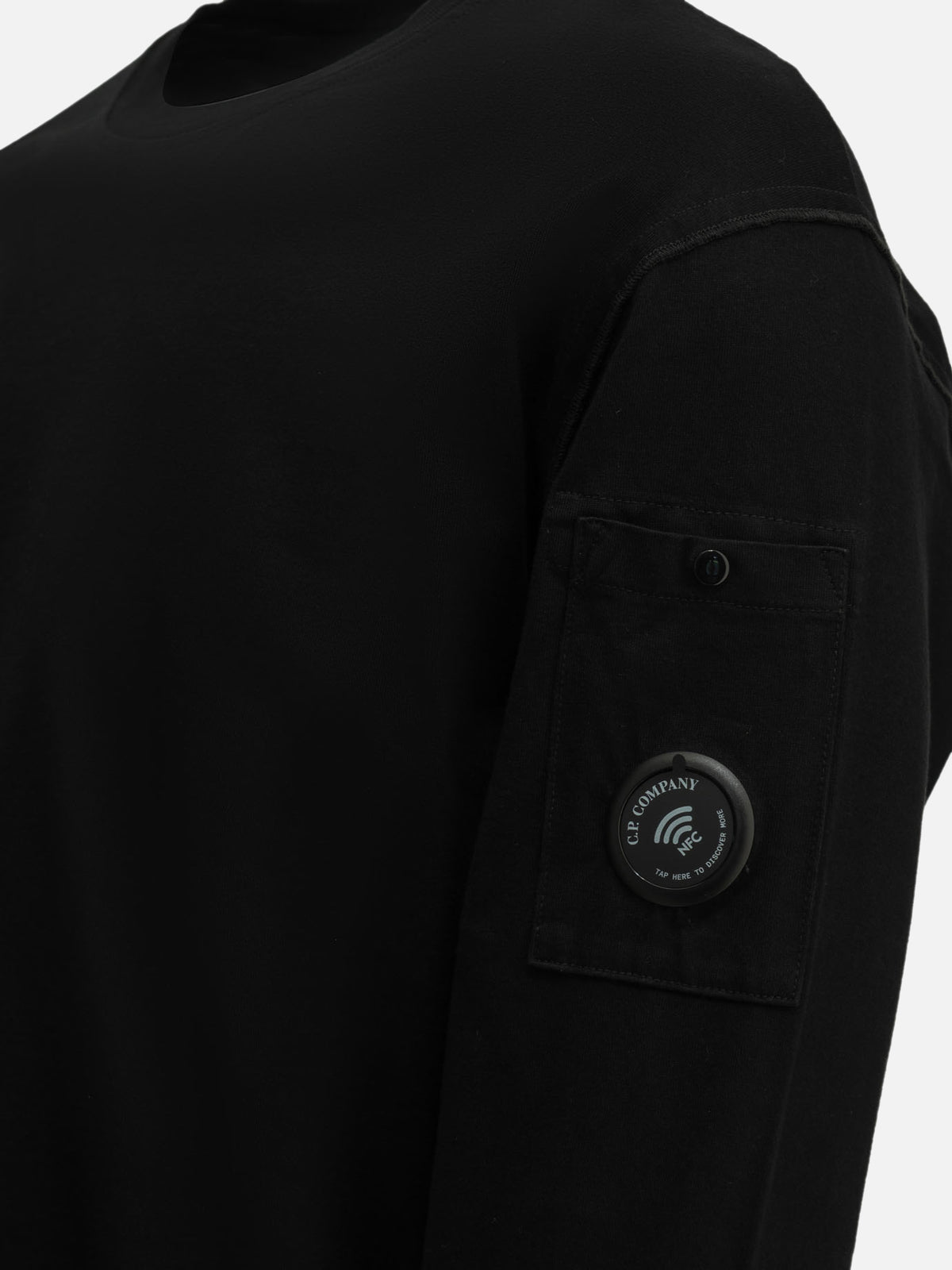 C.P. Company T-shirt girocollo con logo Nero - VIETTI