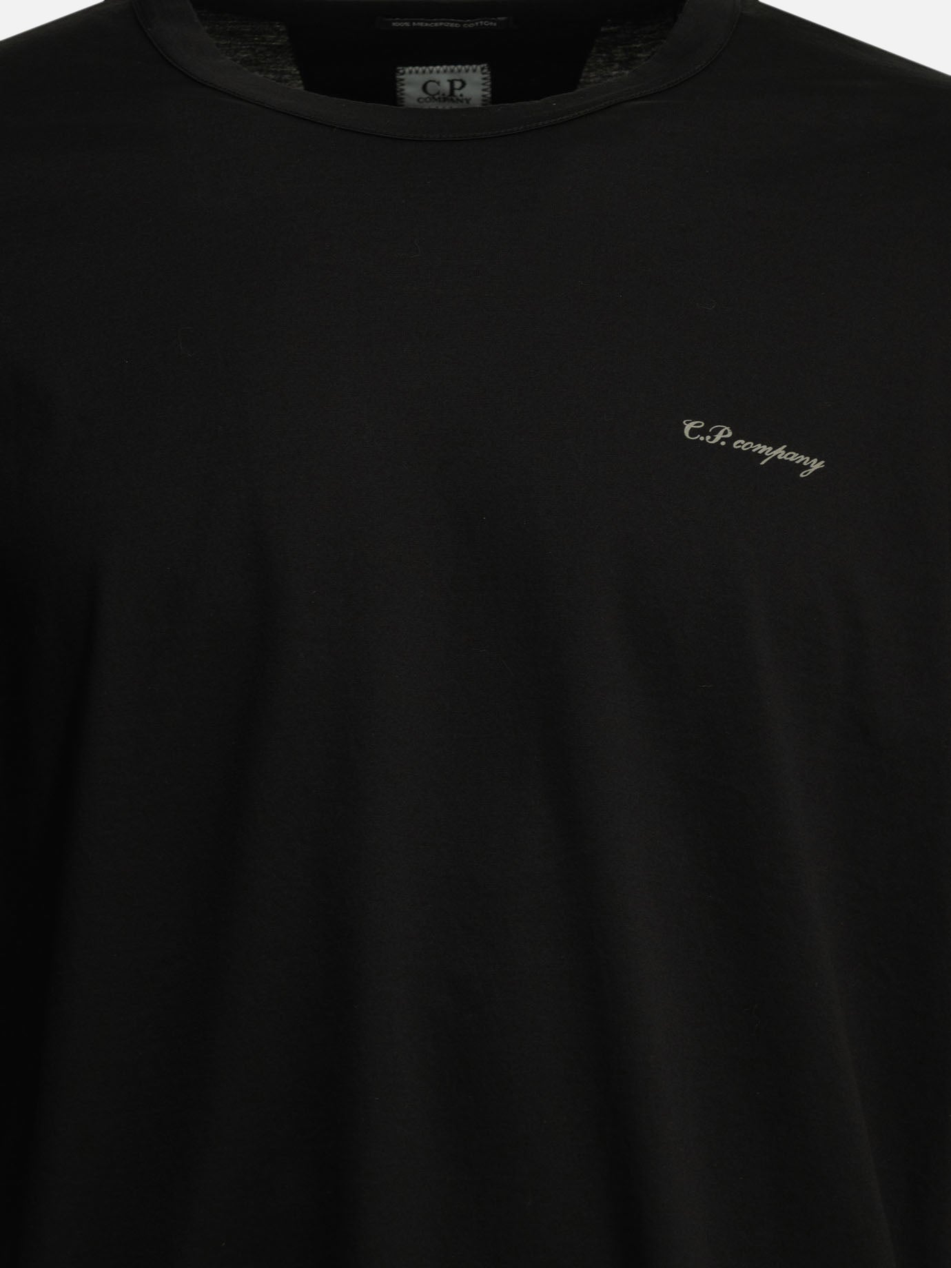 Crewneck t-shirts Logo  Black - C.P. Company Men | PDP | VIETTI Online Store | thumbnail_3