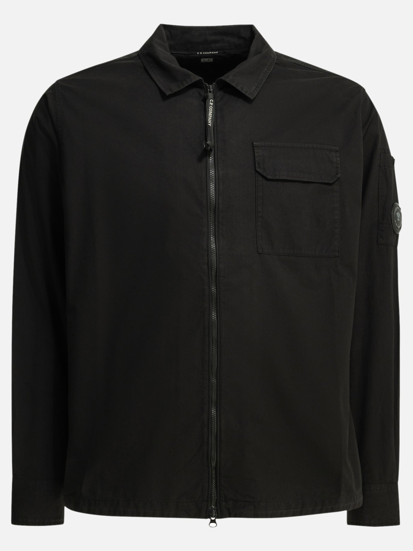 Overshirt jackets Logo  Black - C.P. Company Men | PDP | VIETTI Online Store | thumbnail