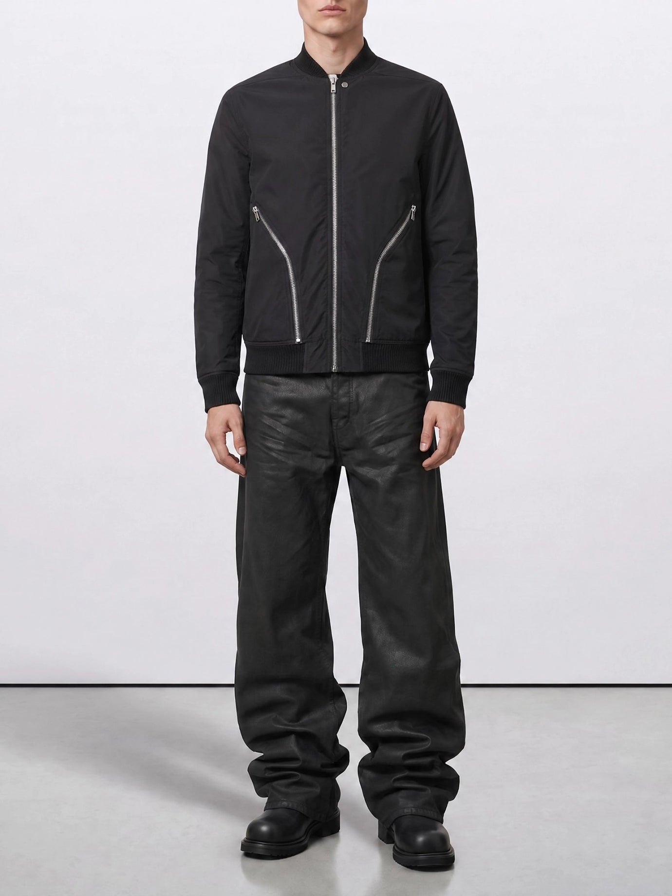 Wide-leg jeans Solid colour  Black - DRKSHDW Men | PDP | VIETTI Online Store | Zoom-Modal_2
