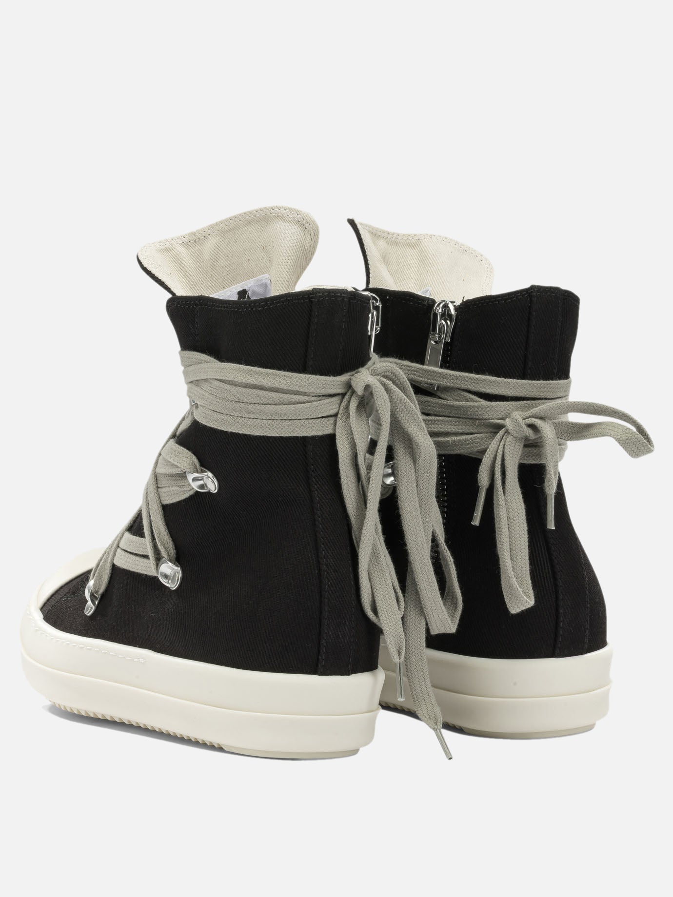High top sneakers 100% cotton - 100% thermoplastic rubber  Black - DRKSHDW Men | PDP | VIETTI Online Store | thumbnail_4
