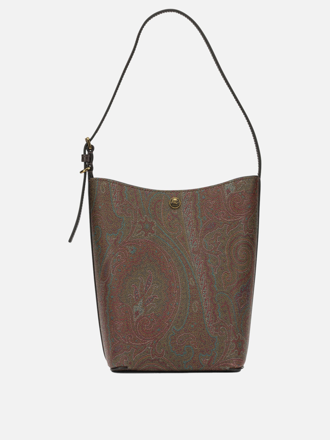 Small bags 76% cotton 24% polyester - Other fabric: 100% polyvinylchloride - Other fabric: 100% calf leather  Brown - Etro Women | PDP | VIETTI Online Store | thumbnail