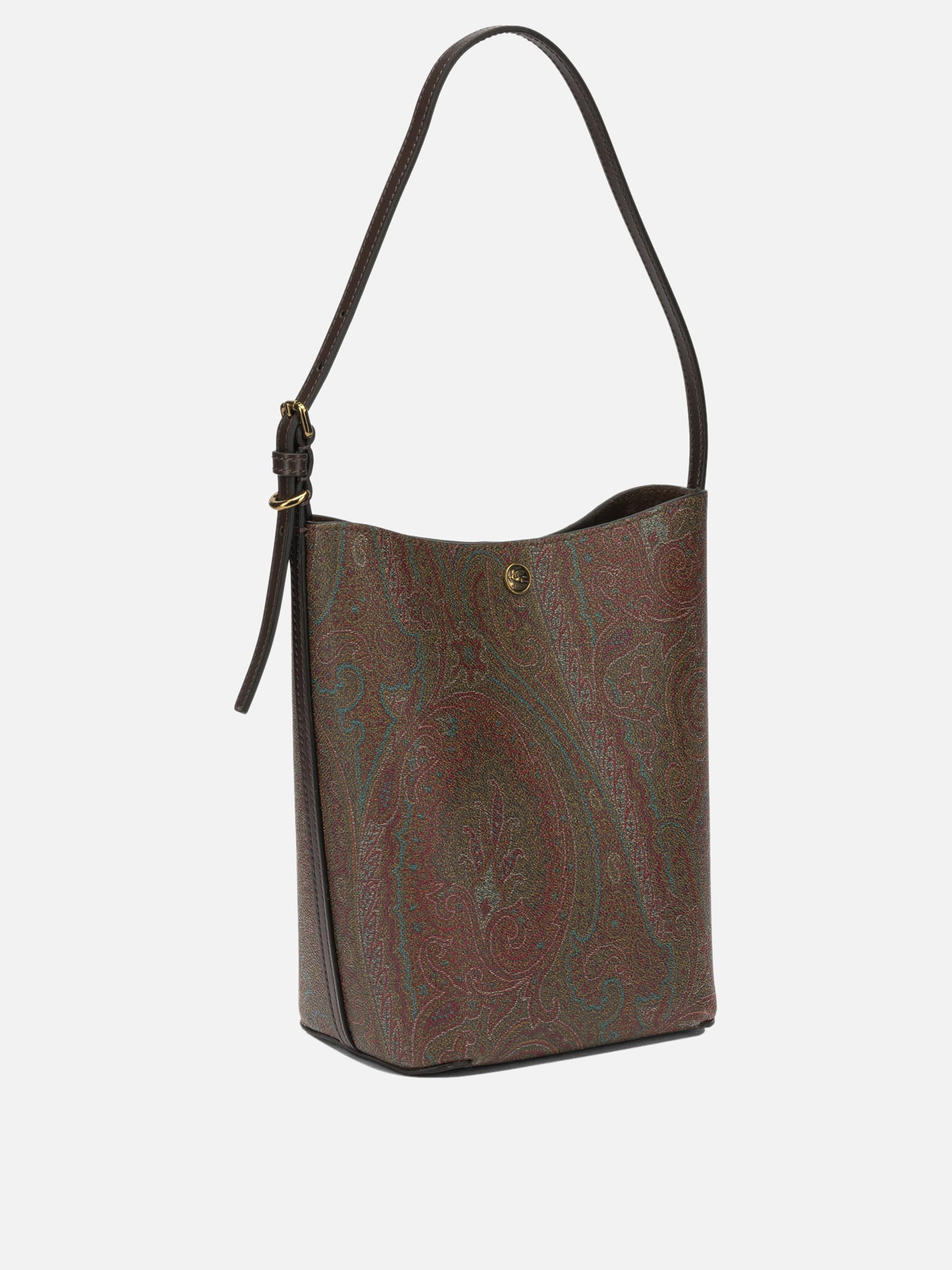 Small bags 76% cotton 24% polyester - Other fabric: 100% polyvinylchloride - Other fabric: 100% calf leather  Brown - Etro Women | PDP | VIETTI Online Store | thumbnail_2