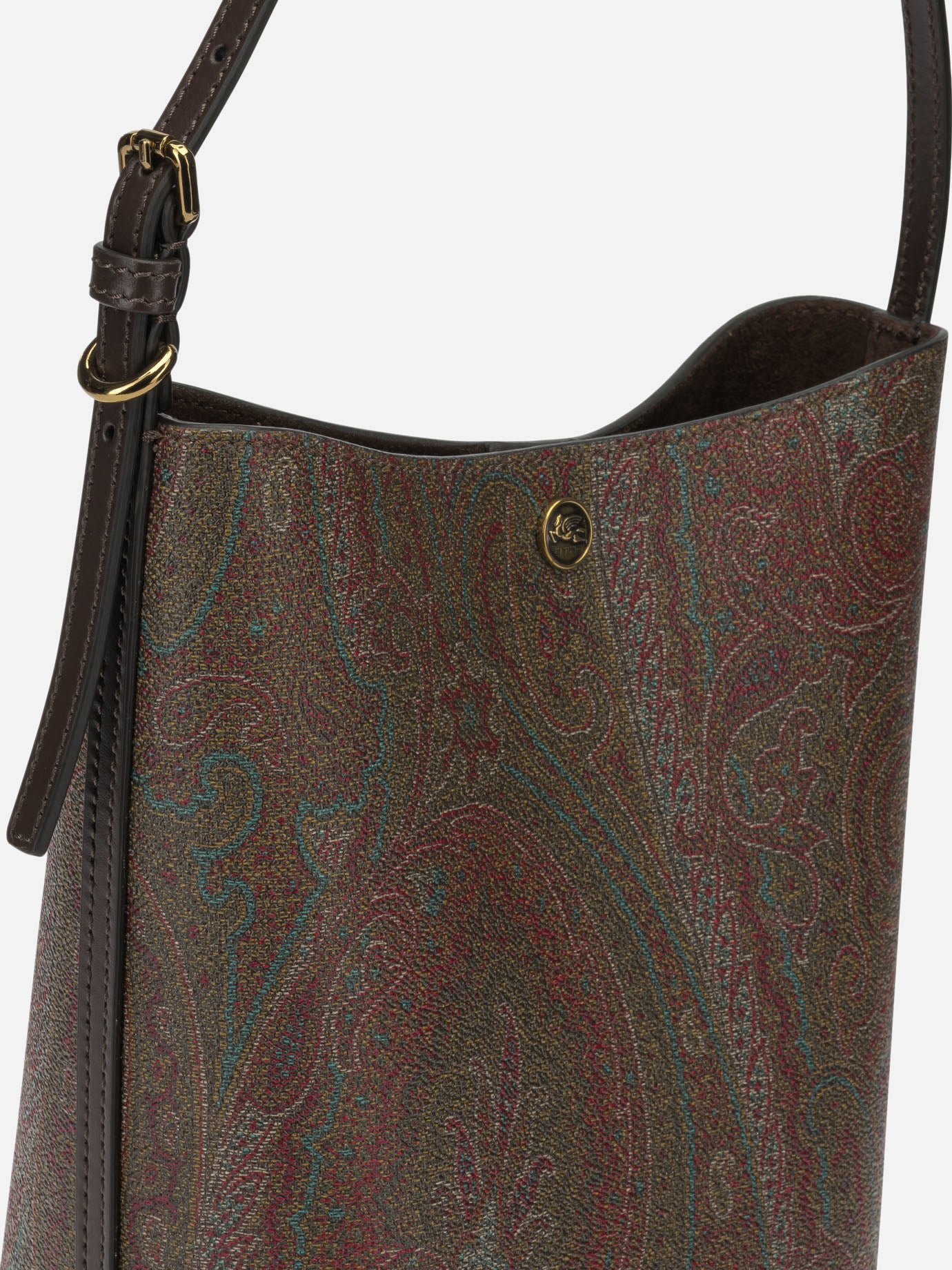 Small bags 76% cotton 24% polyester - Other fabric: 100% polyvinylchloride - Other fabric: 100% calf leather  Brown - Etro Women | PDP | VIETTI Online Store | thumbnail_4