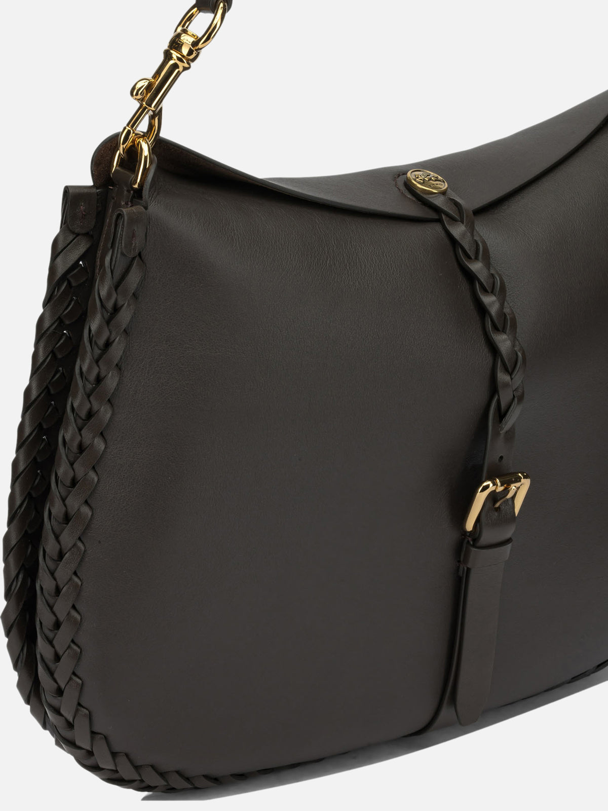 Etro "Pony" Large Shoulder Bag Brown

