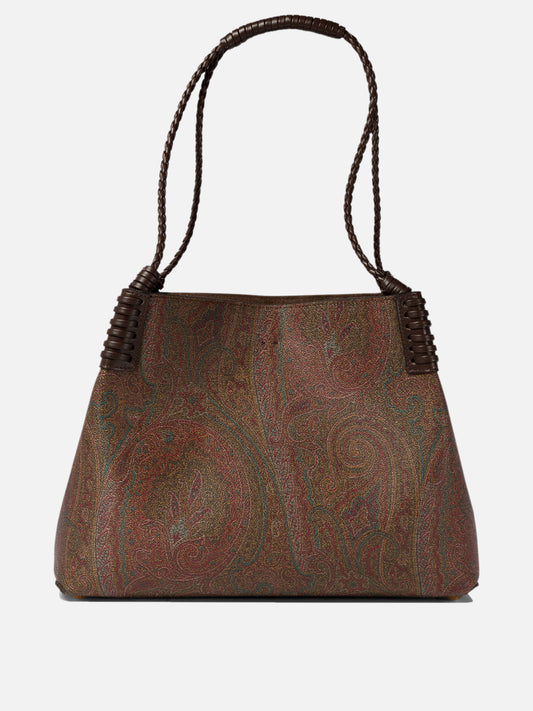 Etro "Libra" Medium Shoulder Bag Brown


