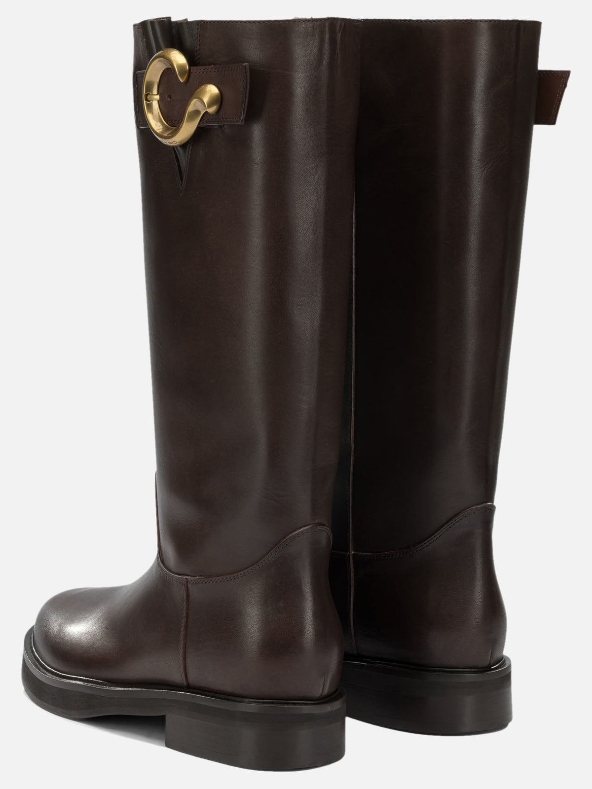 Etro "Paisley" Knee-High Boots Brown - VIETTI