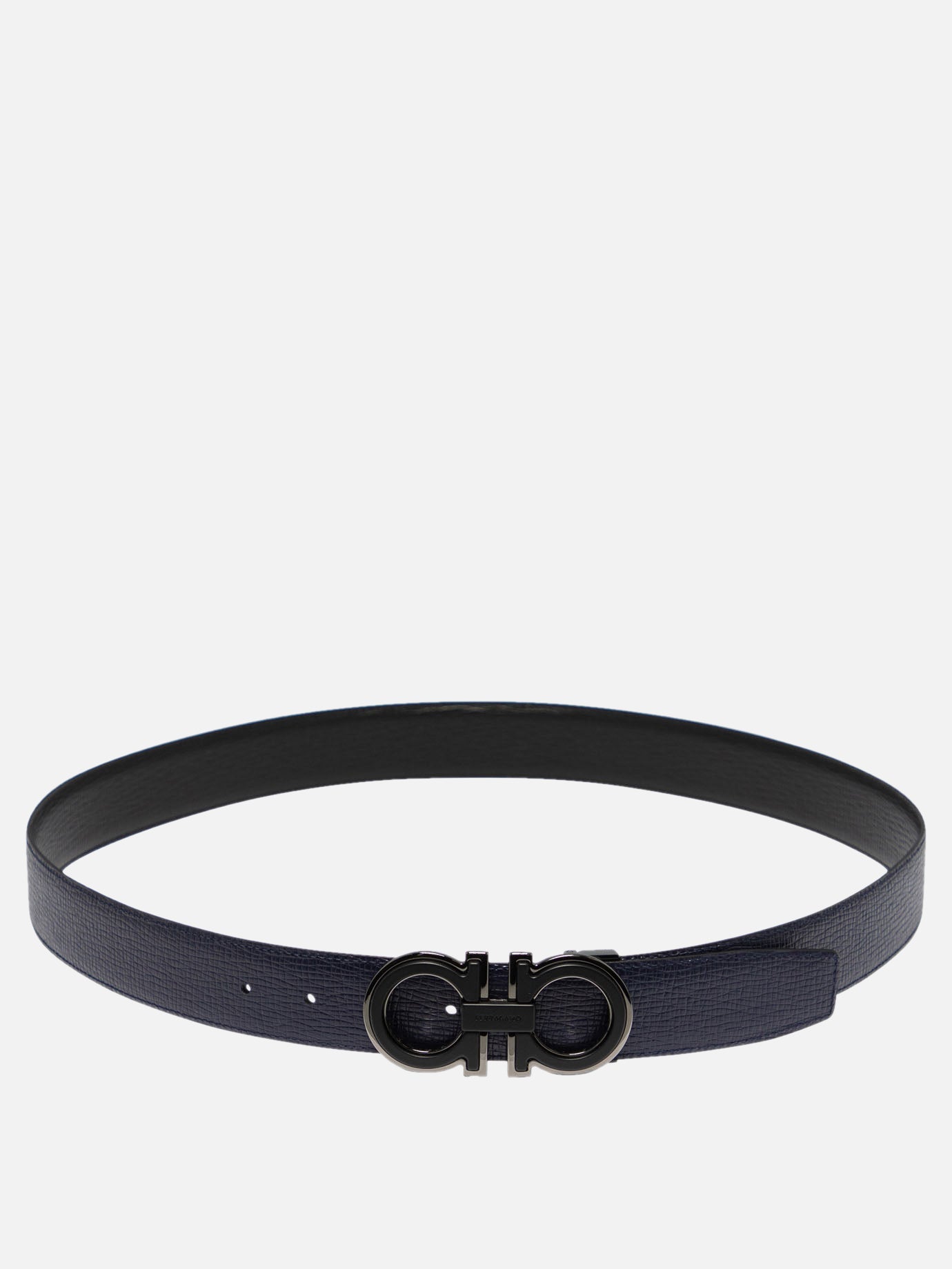 Cinture in pelle 0770682  Nero - Ferragamo Uomo | PDP | VIETTI Online Store | thumbnail