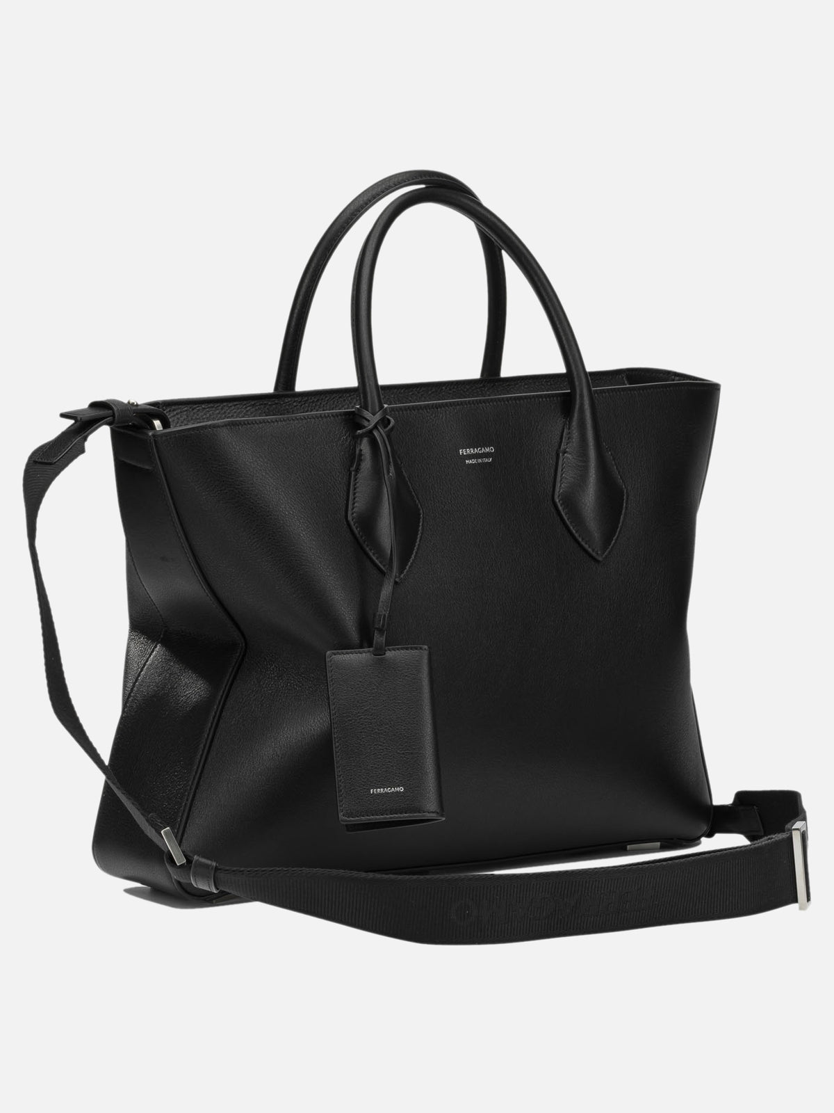 Ferragamo Large "Star" Handbag Black

