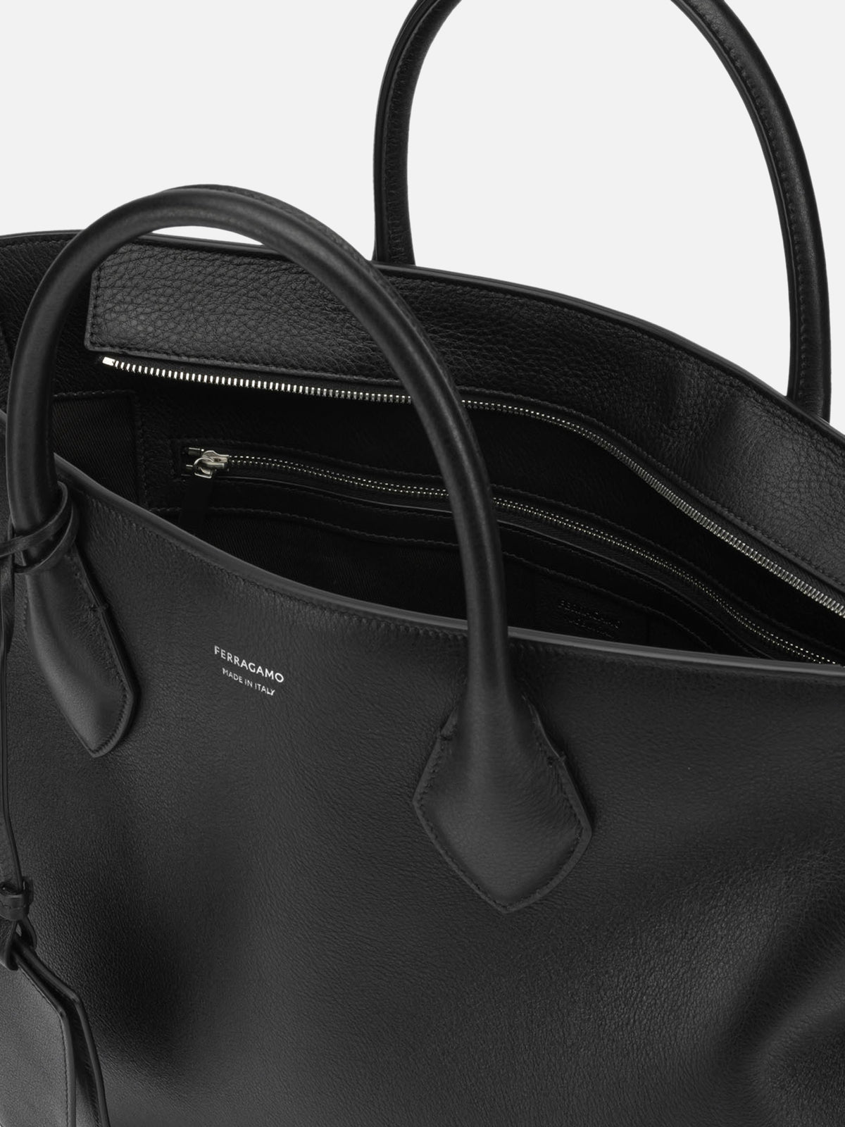 Ferragamo Large "Star" Handbag Black

