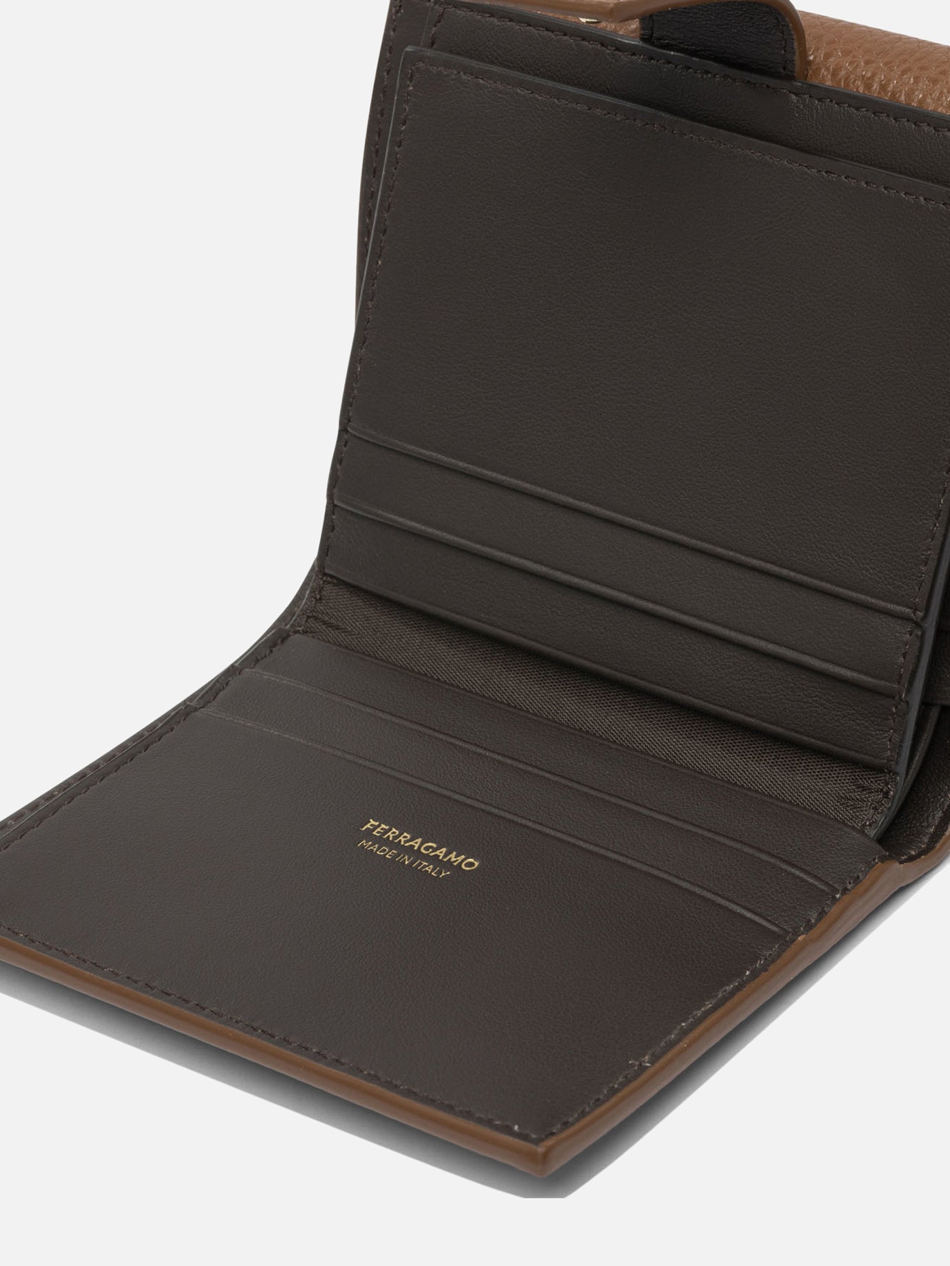 Ferragamo "Gancini" Wallet Brown

