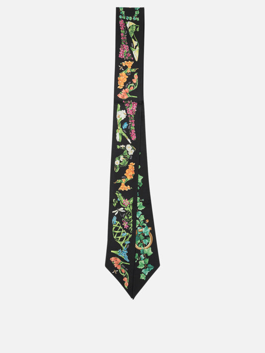 Silk scarves 0795174  Black - Ferragamo Women | PDP | VIETTI Online Store 
