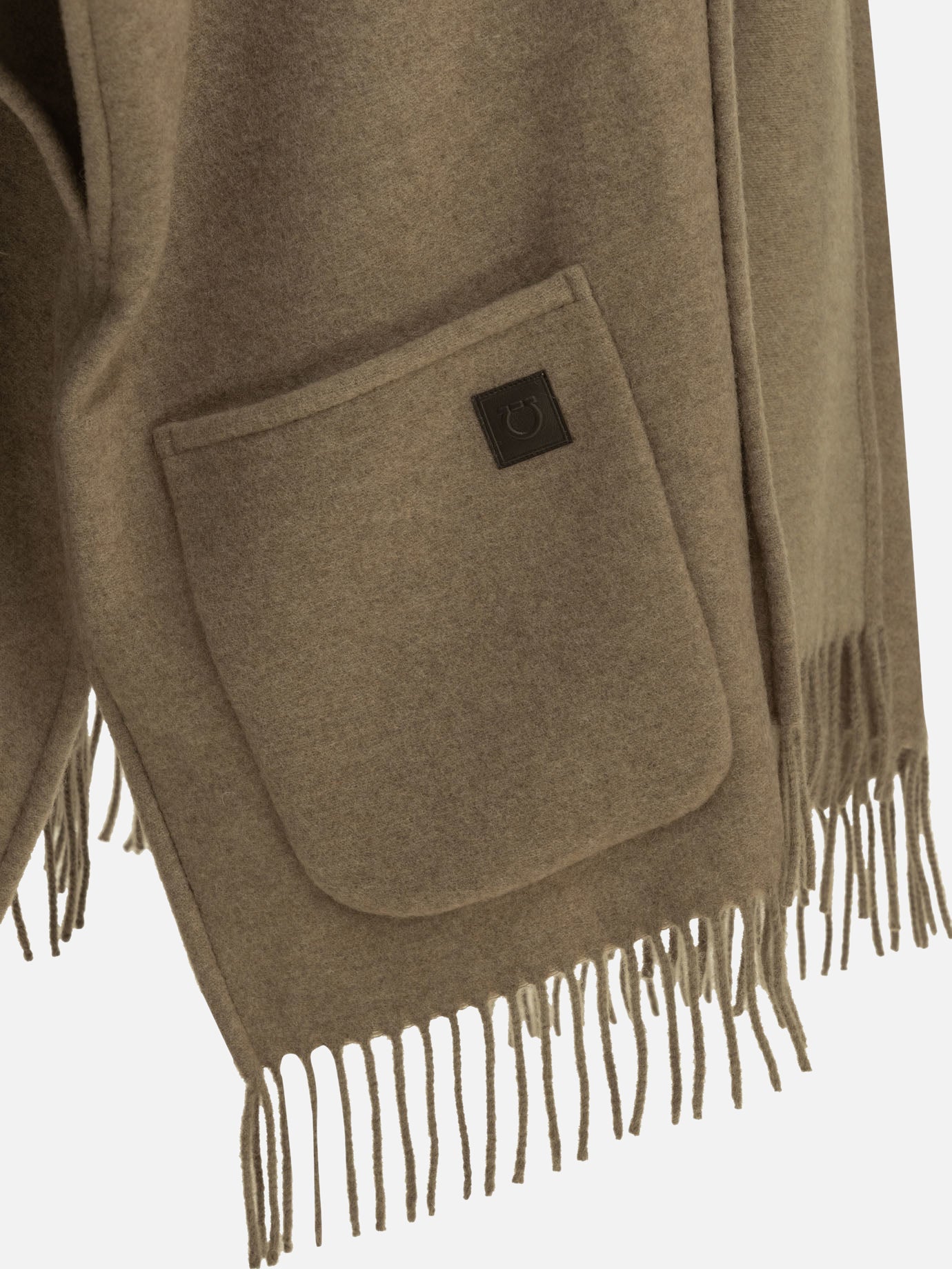 Capes Solid colour  Brown - Ferragamo Women | PDP | VIETTI Online Store | Zoom-Modal_4

