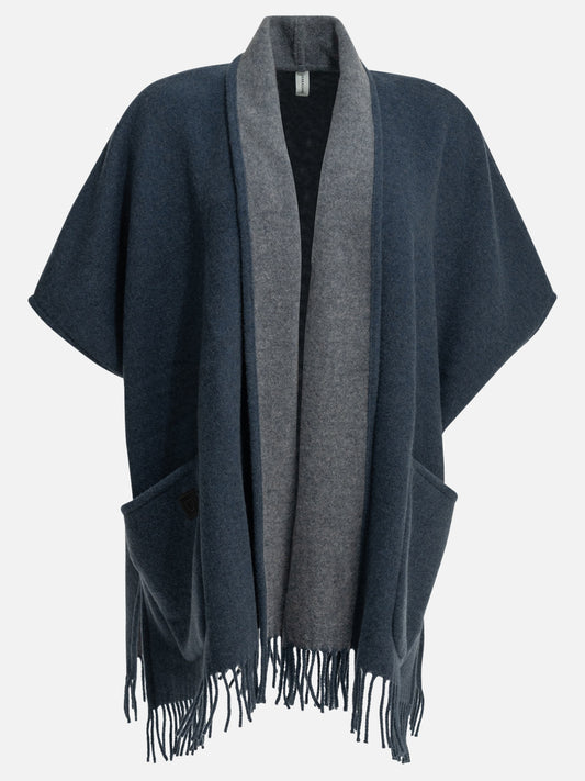 Capes Solid colour  Blue - Ferragamo Women | PDP | VIETTI Online Store 
