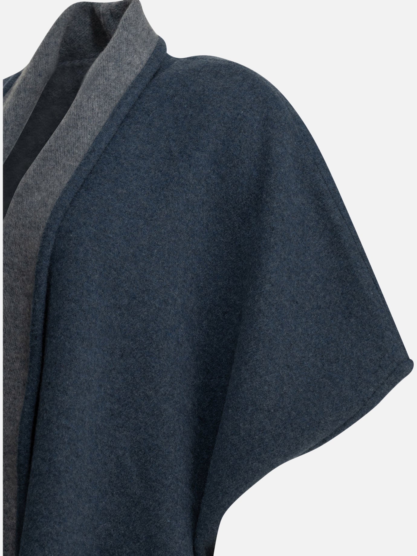 Capes Solid colour  Blue - Ferragamo Women | PDP | VIETTI Online Store | Zoom-Modal_3
