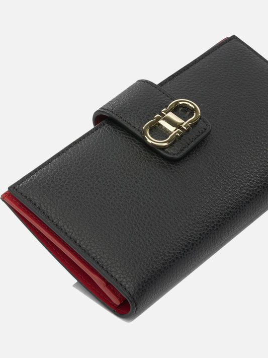 Ferragamo "Gancini" Wallet Black

