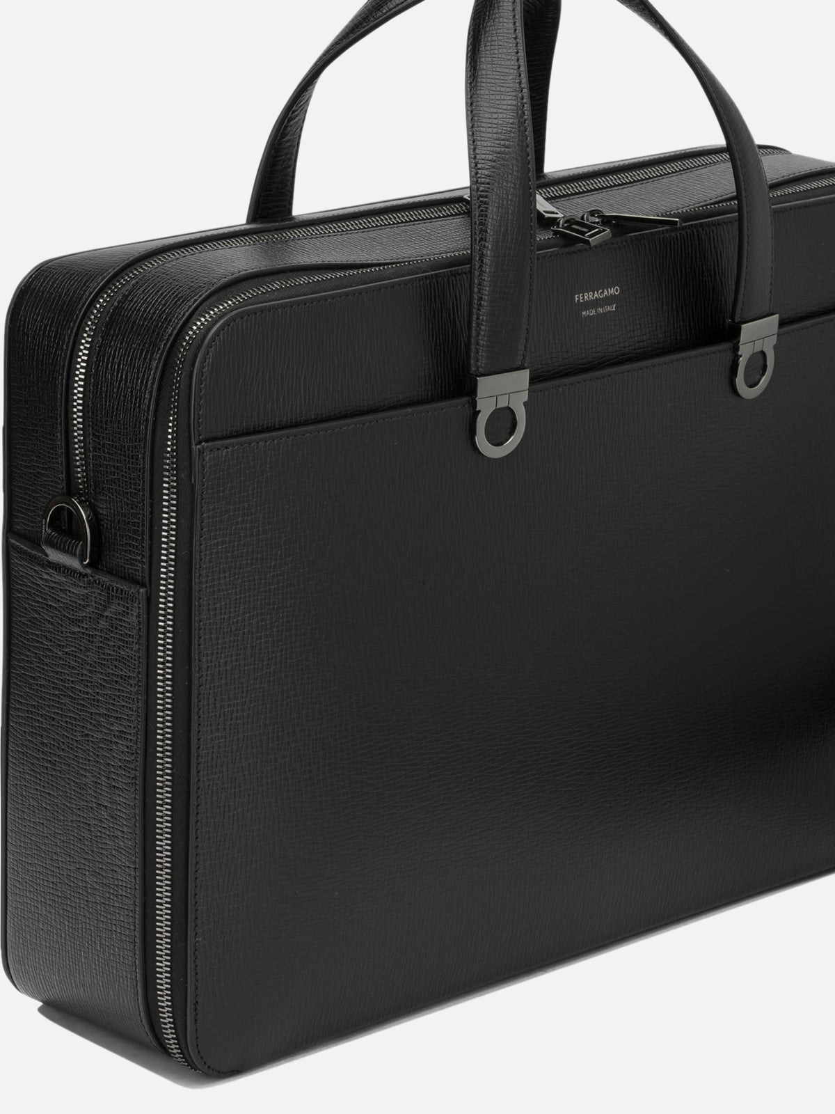 Ferragamo "Gancini" Large Handbag Black

