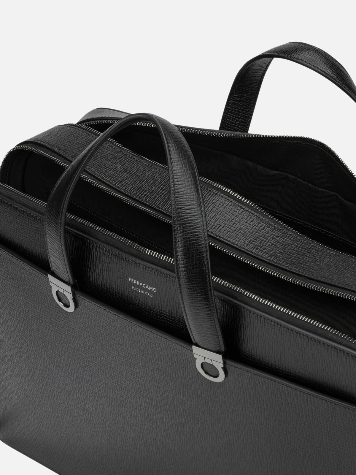 Ferragamo "Gancini" Large Handbag Black

