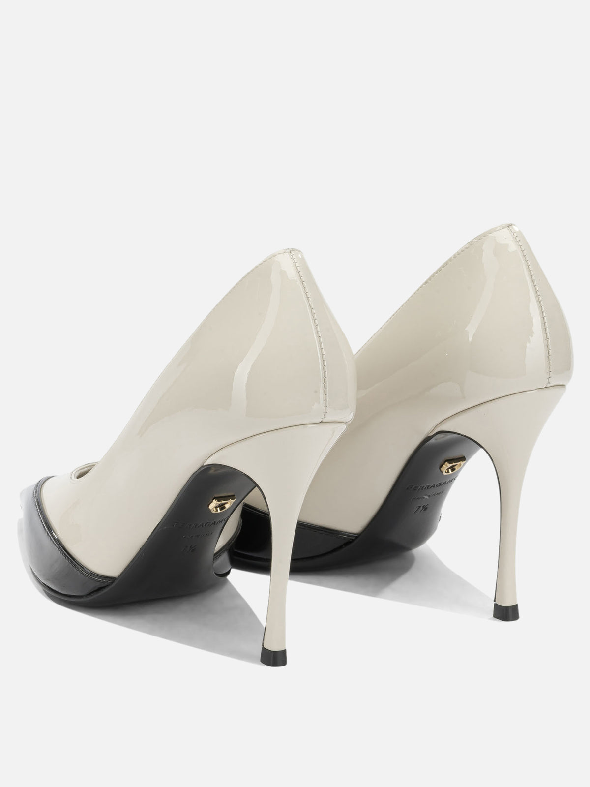Ferragamo "Yasmin 95MM" Pumps White - VIETTI